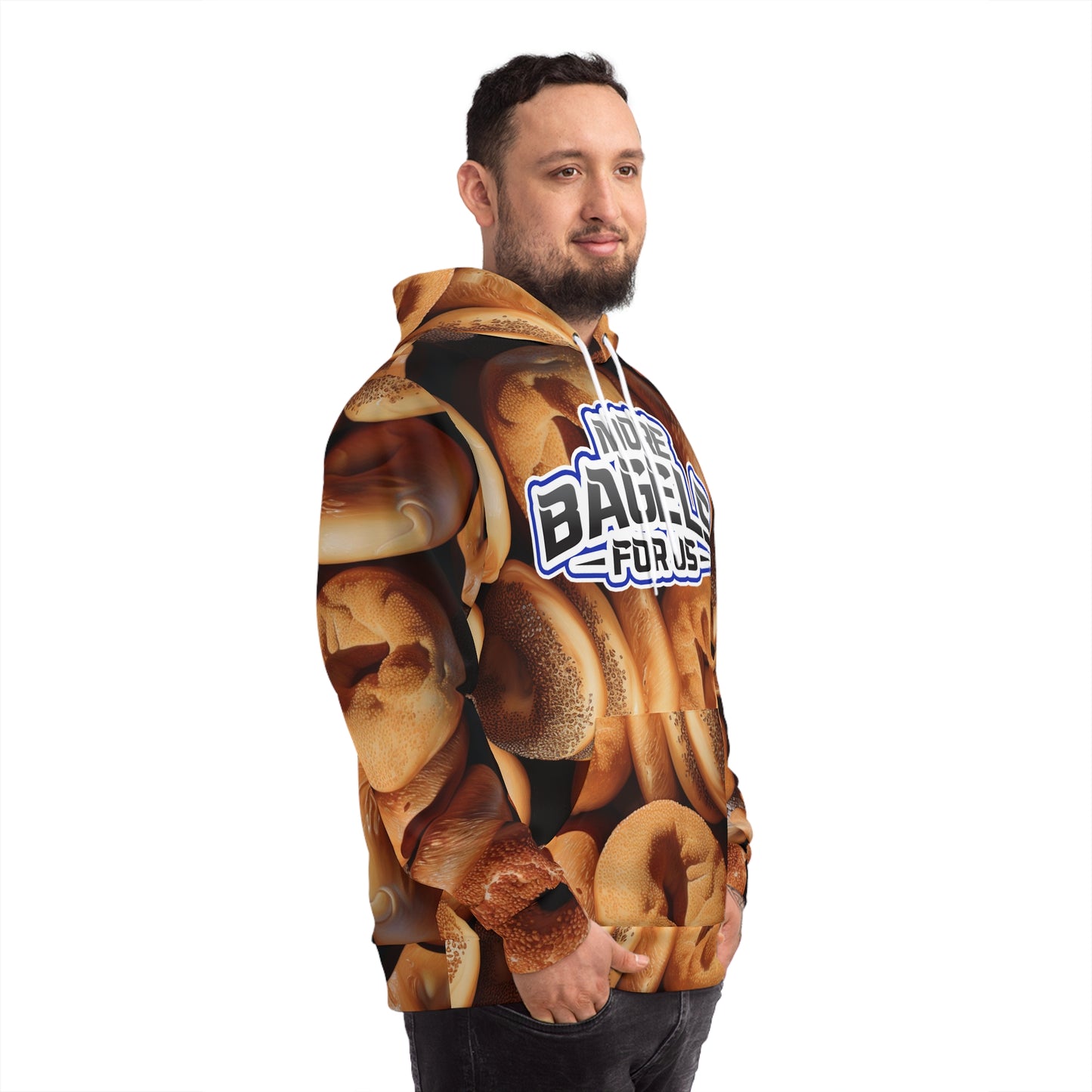 More Bagels for Us AOP Hoodie